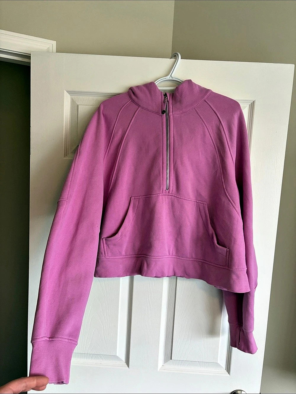 lululemon Scuba Oversized Half-Zip Hoodie Pink size xl/xxl